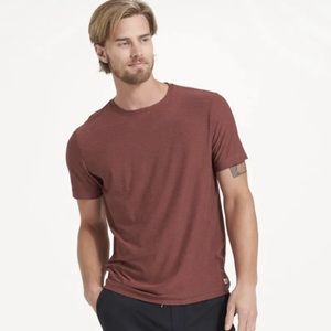 Vuori Men’s Tuvalu Pima Cotton Walnut T-Shirt